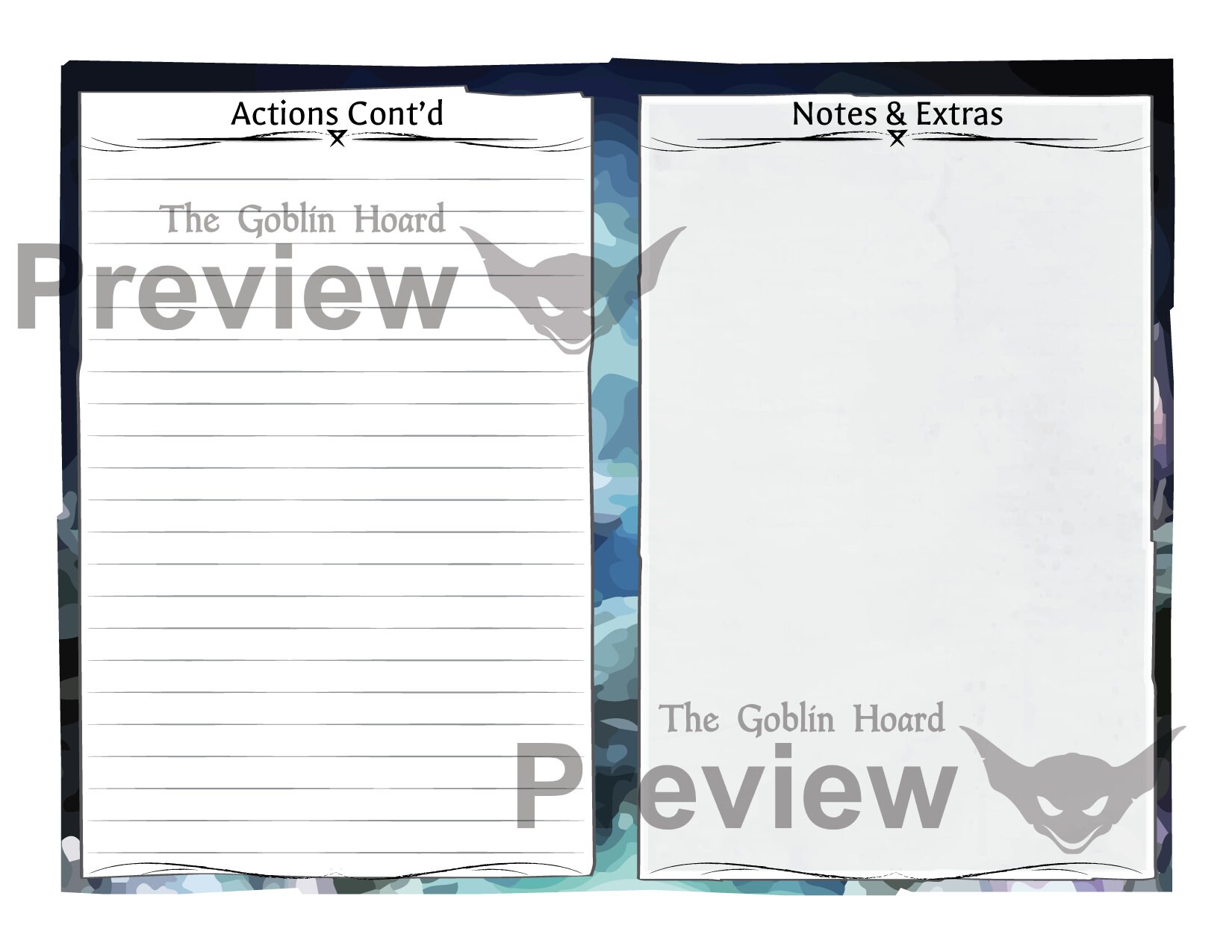 D&amp;D Monster Card Fillable PDF Print at Home - Etsy Canada