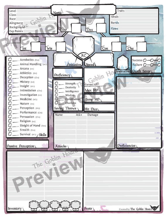 Fall Damage 5E Acrobatics : D D 5e Mystic Character Sheet ...