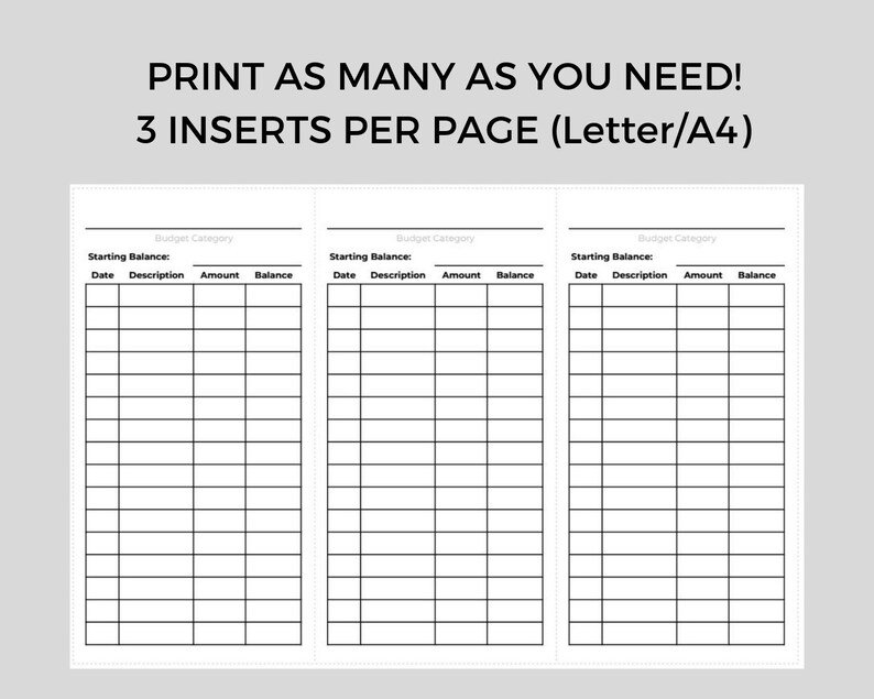 cash envelope inserts cash envelope inserts