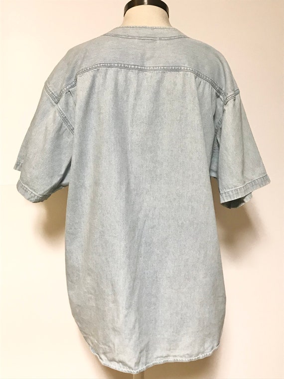 1990s 90s Short Sleeve Button Up Shirt - Tweety B… - image 2