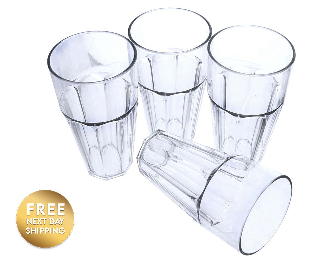 20 X Plastic Tumblers - 590ml / 20oz Capacity - Large USA 20 X Plastic Tumblers - 590ml / 20oz Capacity - Large USA