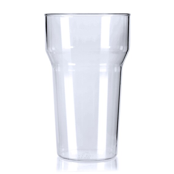 Pint plastic glasses deals