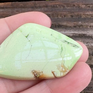 Rare West Australian Citron Chrysoprase, 79.90 carats | Premium Lemon Chrysoprase High-Quality Cabochon for Jewelry Making