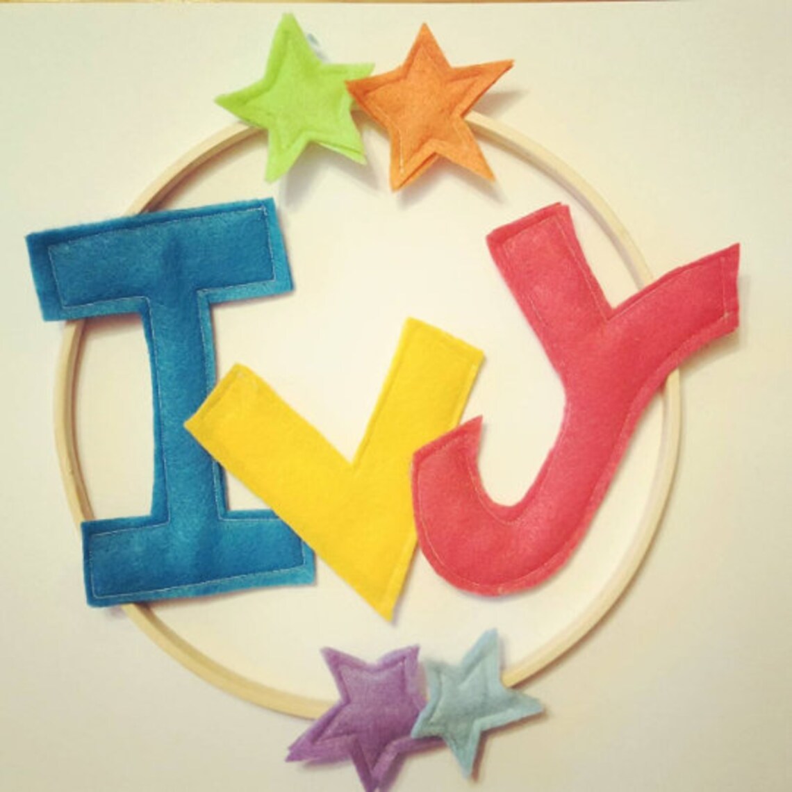 Personalised Children's Felt Name Bedroom Door or Wall Etsy