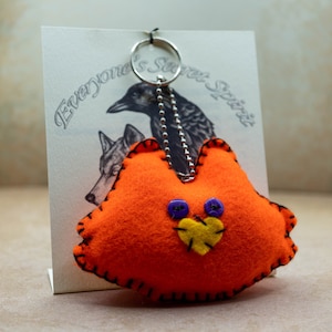 Katze Voodoo Schlüsselanhänger, Handtasche Anhänger, Grusel, Halloween, Kuriosität, Gruselig, Handgemacht, Handgenäht, Rucksack, Dekoration