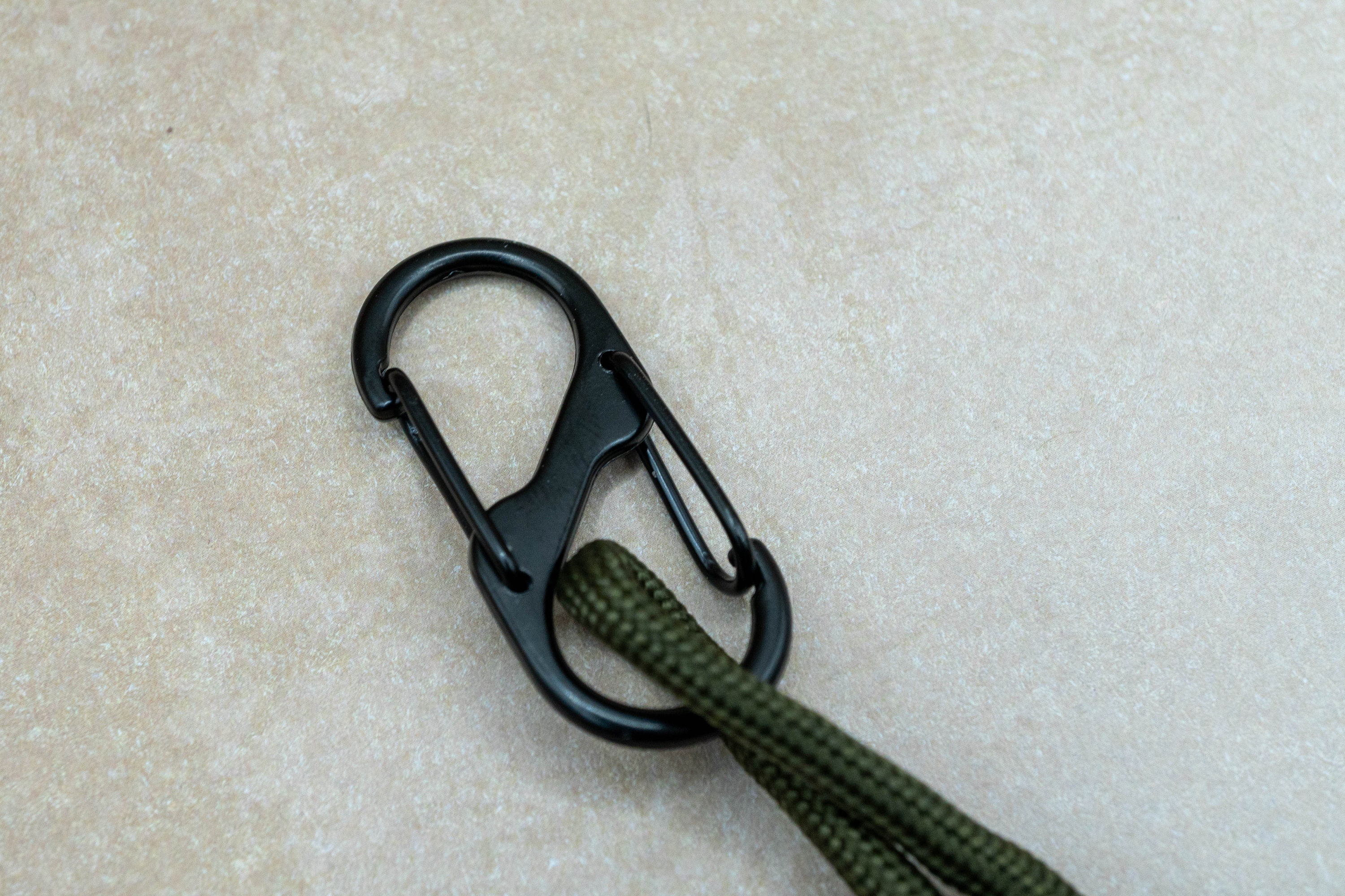 Fastener Keychain Skull and Rune 550 Paracord Keyring, Keychain, Keyfob, Lanyard, Double ...