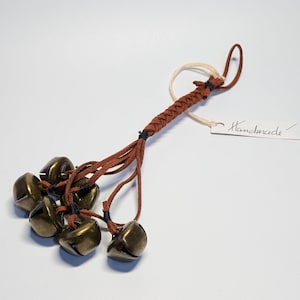 Leather Strap Protection Bells by Everyone&#39;s Secret Spirit- Uncrossing, Talisman, Wicca, Pagan, Yorkshire, Protection, Free Inland P+P