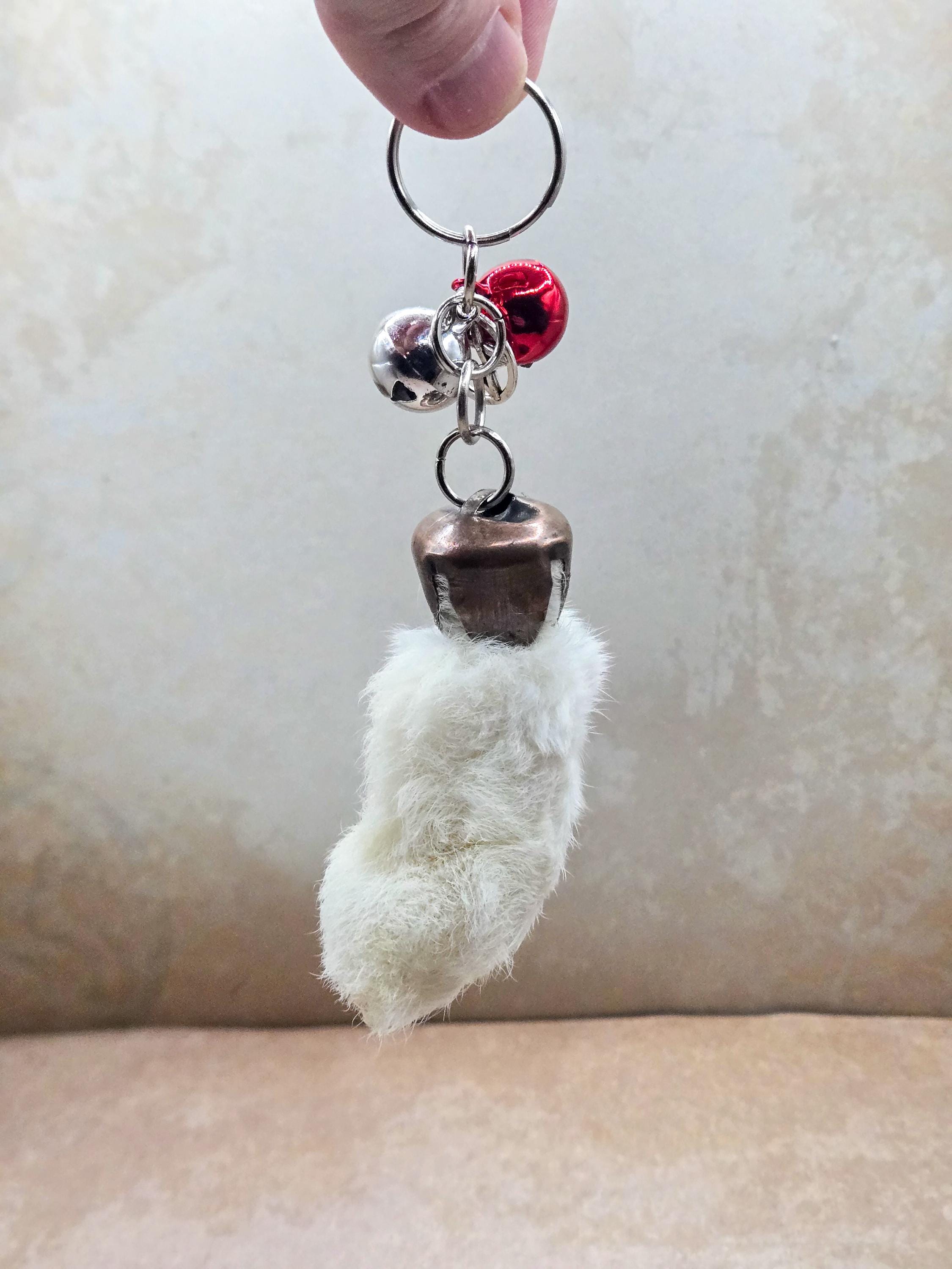 Vintage Rabbits Foot Keychain - Etsy
