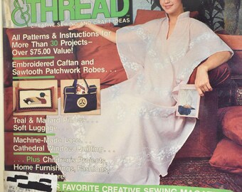 Ideas creativas para coser y hacer manualidades en la revista Needle and Thread