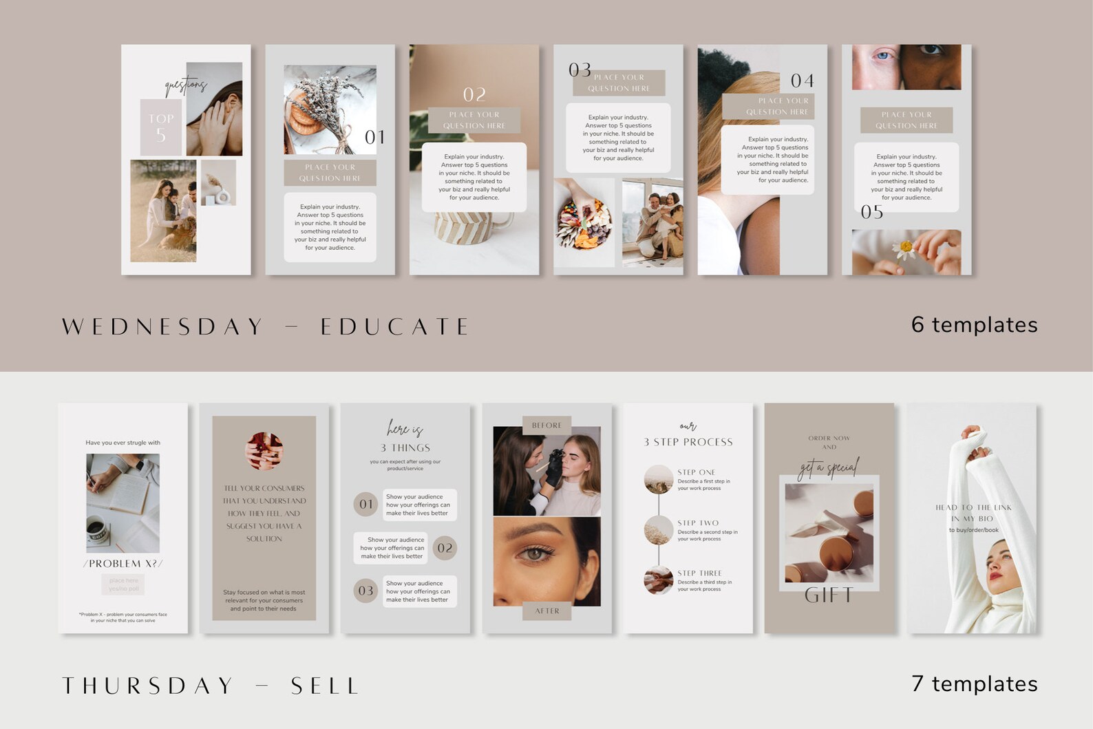 Canva Instagram Story Template Pack Social Media Instagram - Etsy