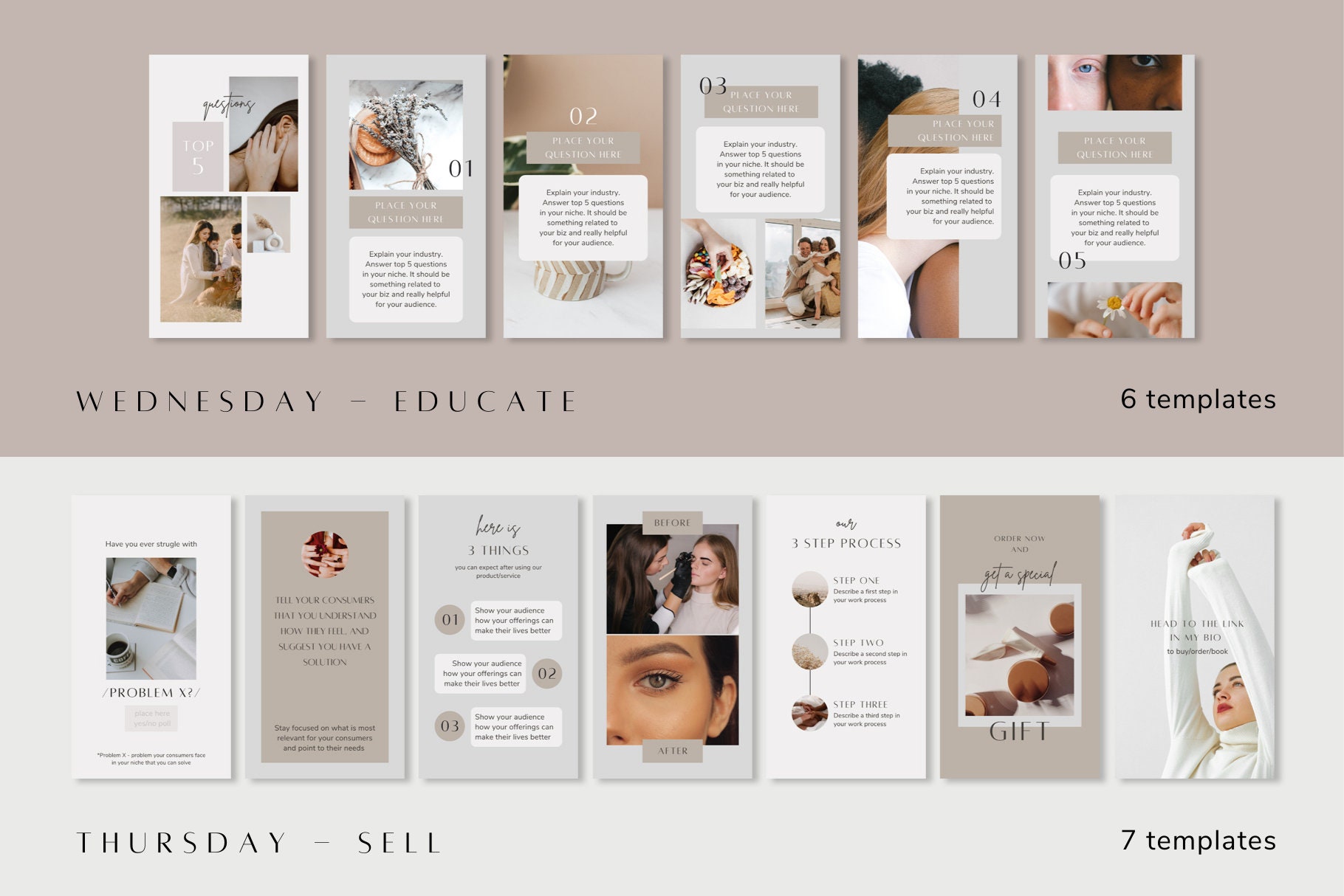 Canva Instagram Story Template Pack Social Media Instagram | Etsy UK