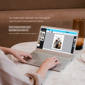 Decking neue Hallen Fotokarte, neue Zuhause Karte, Weihnachten Foto Kartenvorlage, sofortiger Download, wir sind umgezogen Karte, neues Haus, Adresse 22-10 Bild 6