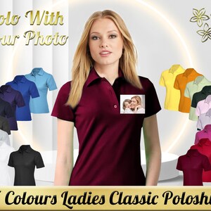 Personalised Women's Polo Shirt Printed 