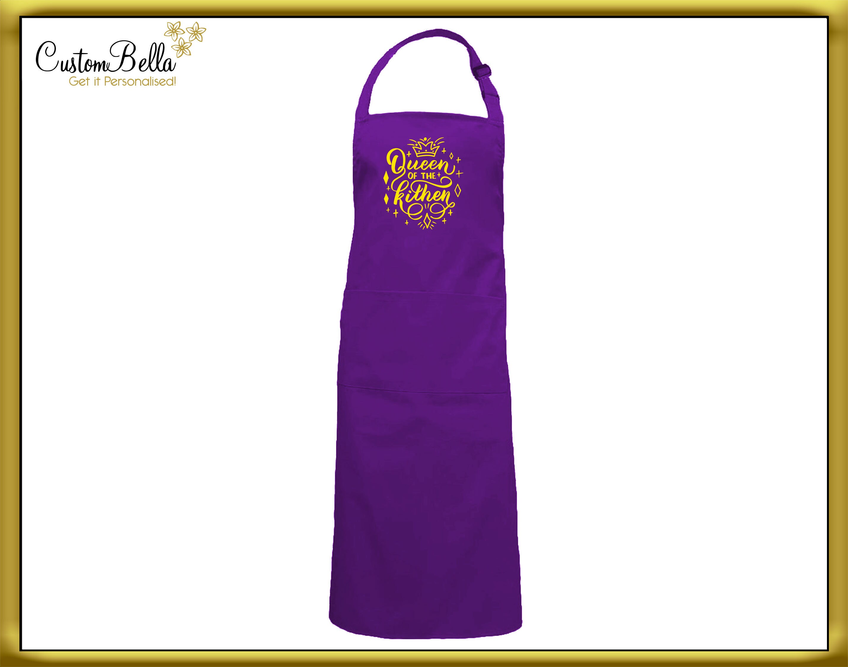 PERSONALISED APRON extra long and wide tall apron personalised Etsy