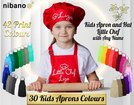 little chef apron and hat