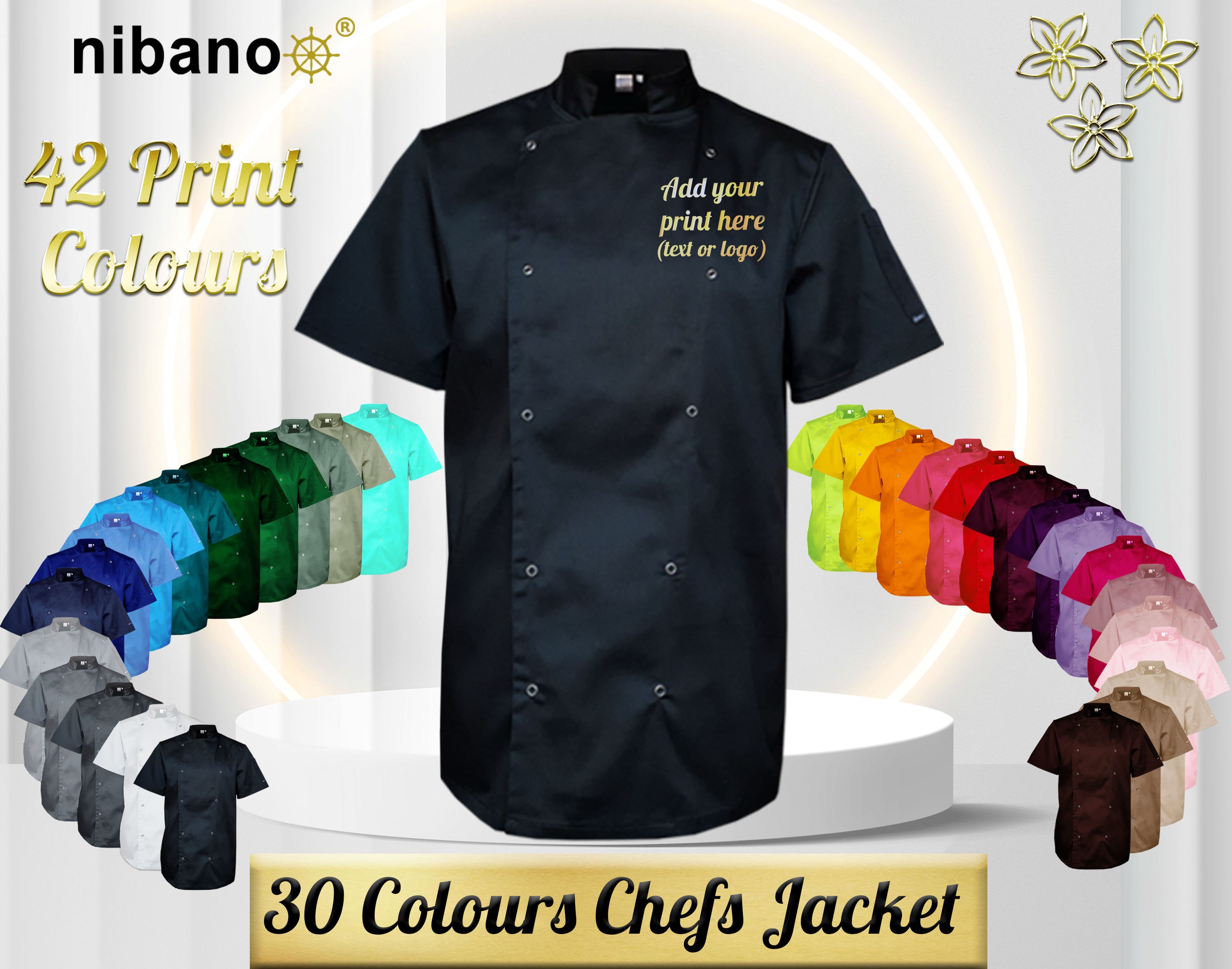 custom embroidered chef coat