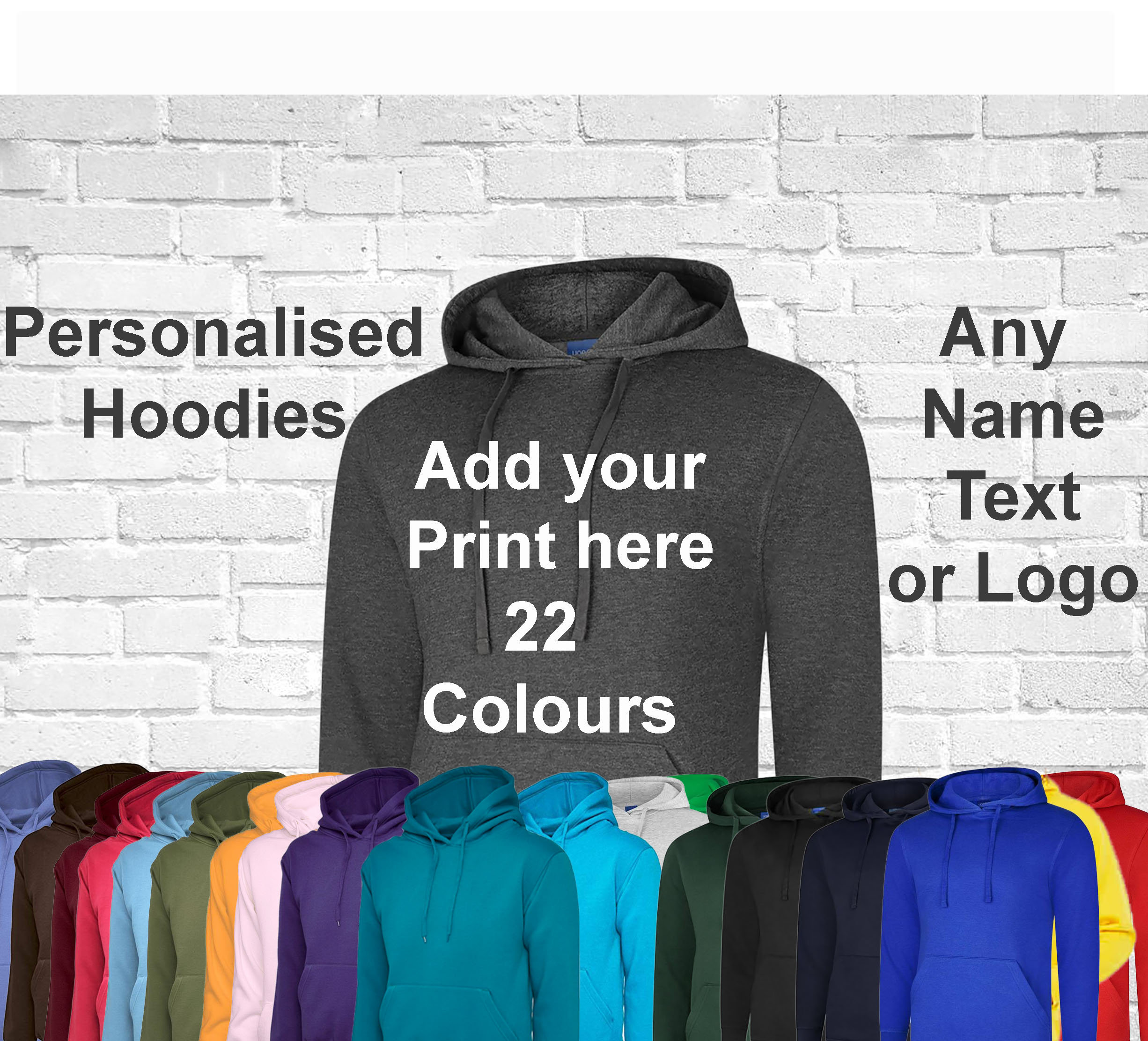 personalised work hoodies