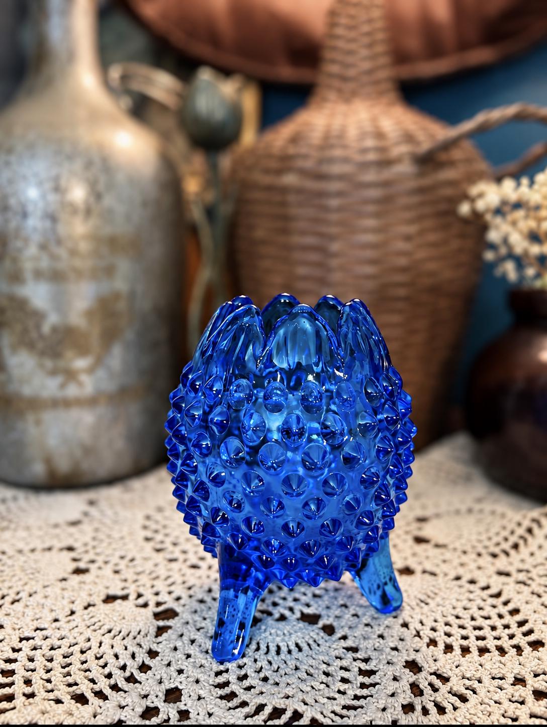 Fenton Blue Glass - Etsy