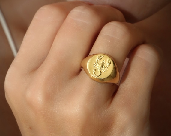 Axel Mint Enamel Ring 14k Gold/ 925 Sterling Silver | LIT Boutique