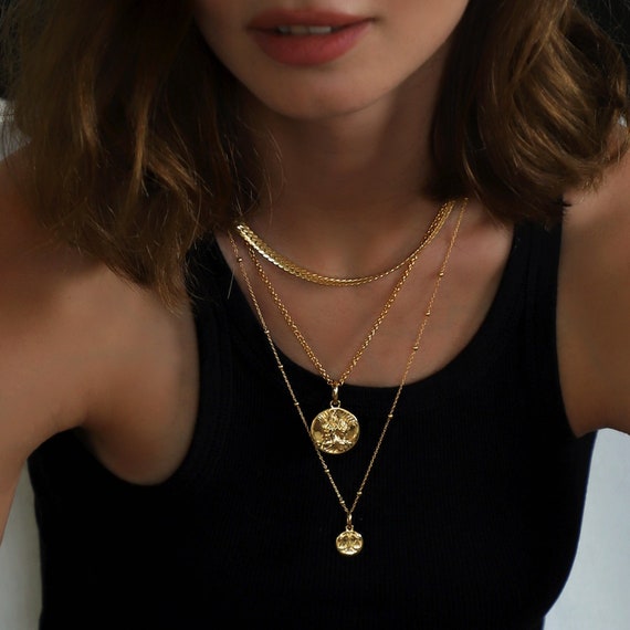 Aesthetic layered necklace hotsell