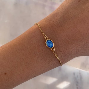 Adjustable Opal Bracelet, Delicate Chain Bracelet, Dainty Adjustable Bracelet, Gold Chain Bracelet, Minimalist Style