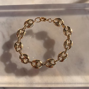 Sailor Bracelet, Mariner Chain Bracelet, Dainty Chain Bracelet, Petite Chain Bracelet, Bold Chain, Paperclip Chain, Gold Chain Bracelet