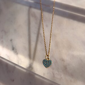 Turquoise Heart Necklace