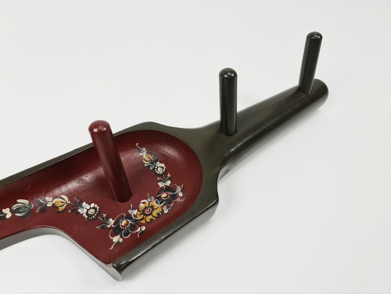 Antique Bucket Yoke Handpainted Hindeloopen Coat Rack Etsy