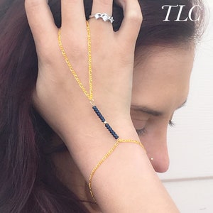Gold Hand Bracelet/Slave Bracelet/Hand Jewelry/18k Gold Filled Fiagro Chain Bracelet/Unique Dangle Extender/Jewelry/Bracelet for Women,Girl