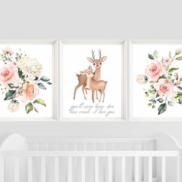 Deer Nursery Decor Etsy