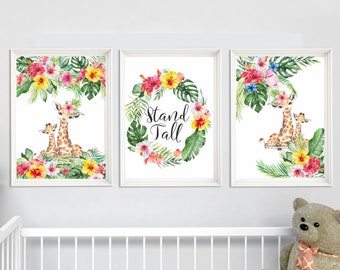 tropical nursery decor