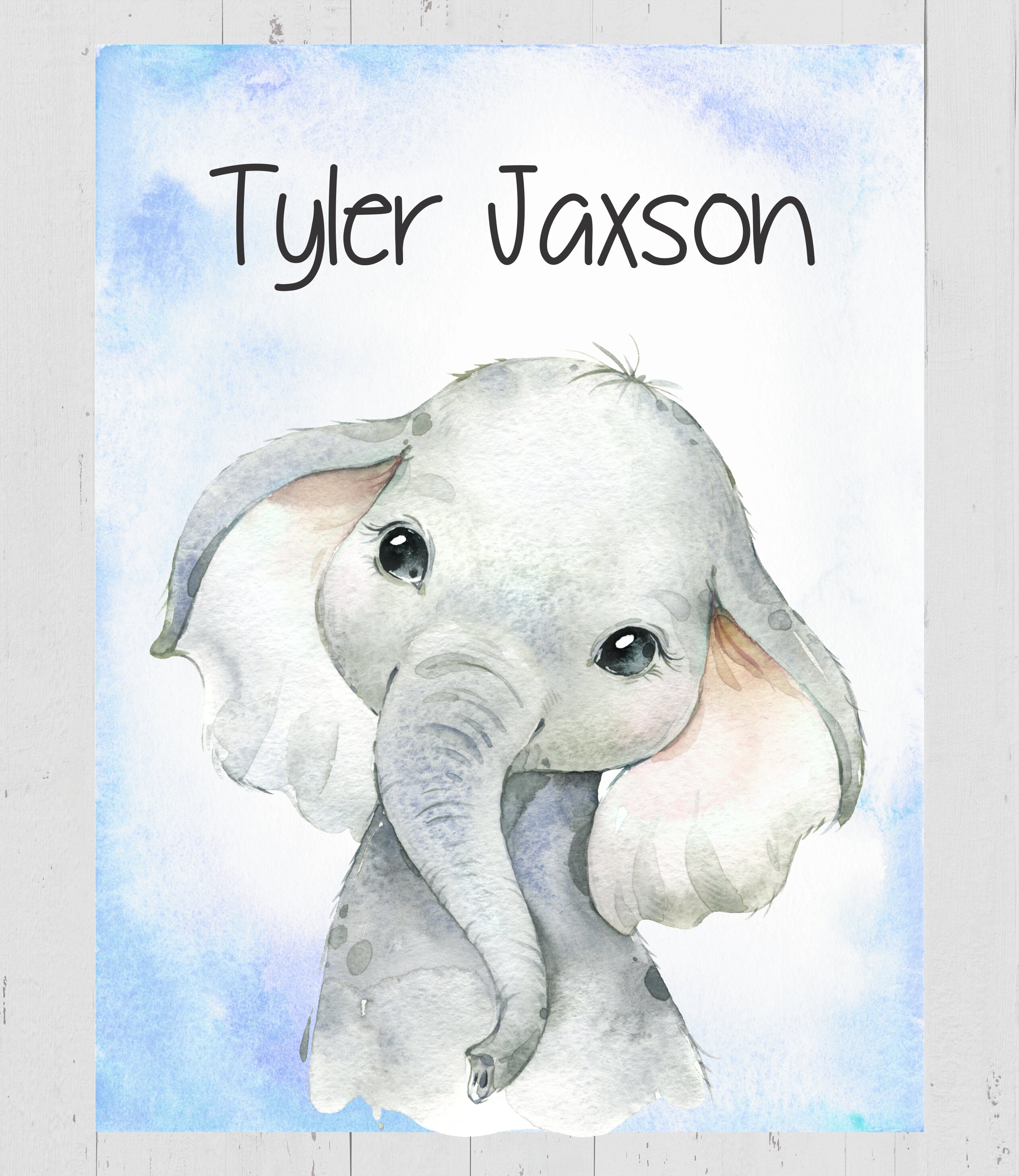 Baby boy elephant blanket sale