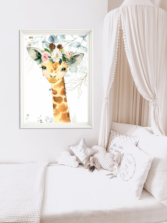 Girl Giraffe Print Nursery F Giraffe Print Pink Nursery Safari
