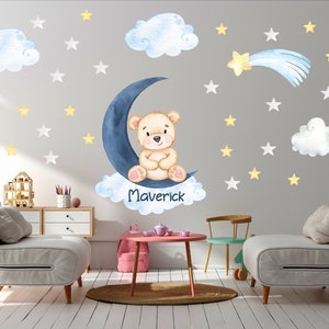 Baby boy nursery stickers hot sale