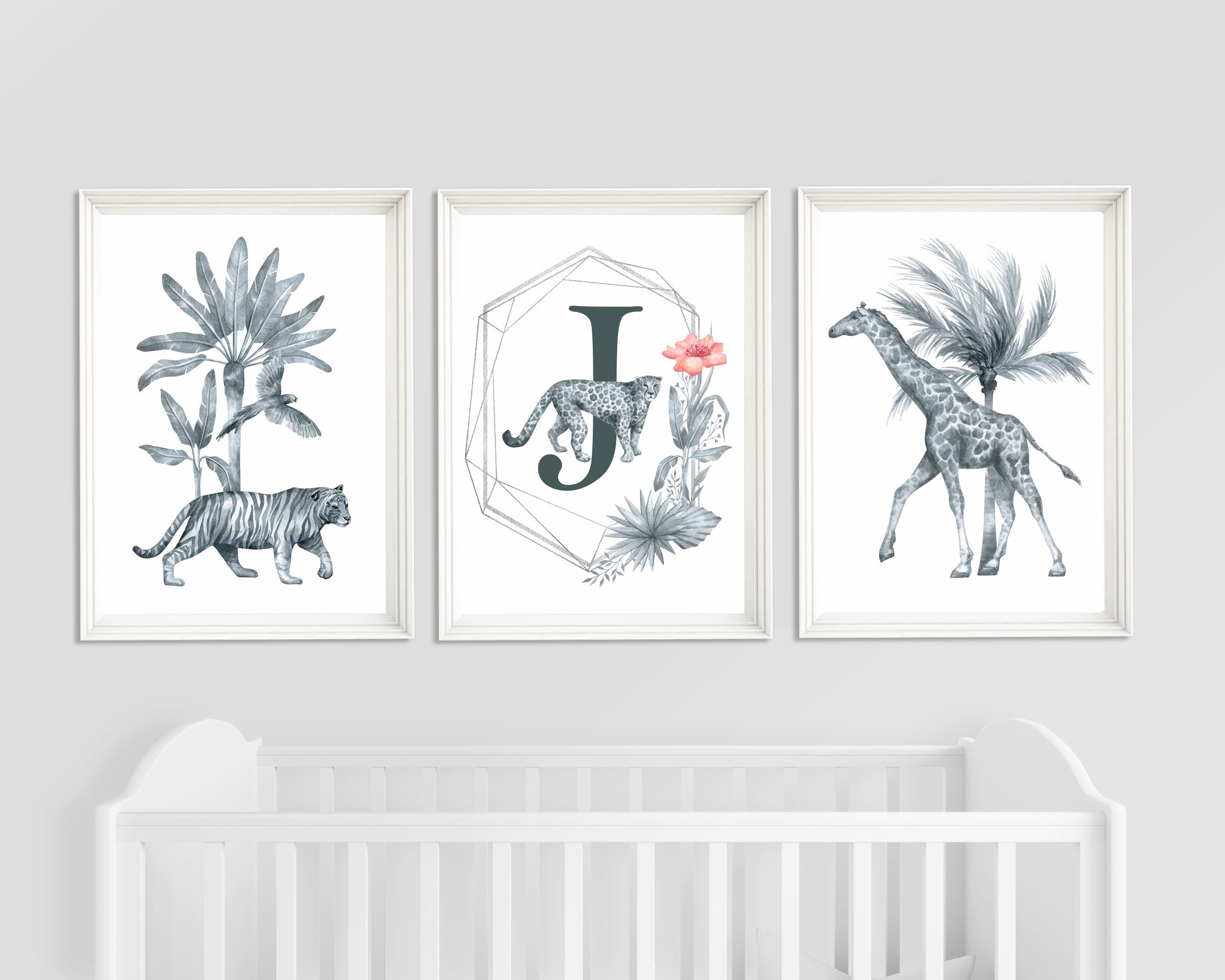 Safari Animals Boho Nursery Prints Nursery Safari Wall Art Etsy Australia