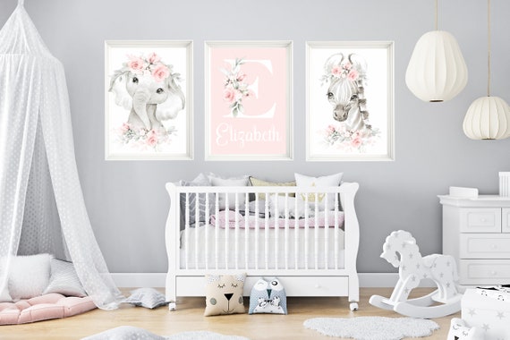 Baby Girl Room Grey And Pink Dusky Pink And Grey Nursery Ideas For
