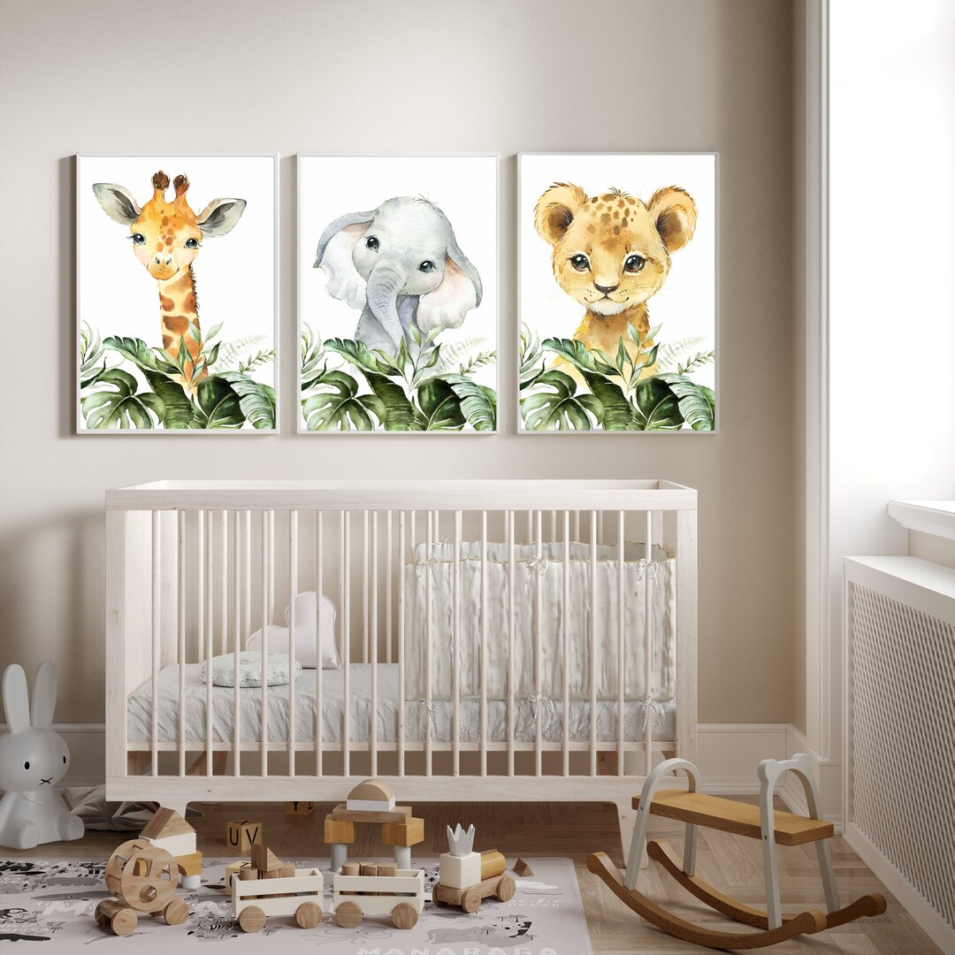 Safari Animal Nursery Prints, Jungle Animals, Safari Nursery, Safari ...