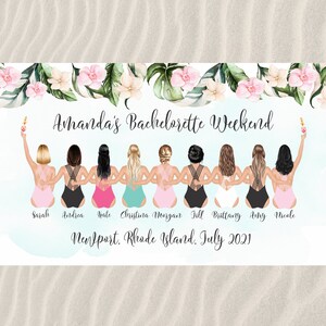 Bachelorette Party Beach Towel, Bride Towel, Beach Bachelorette Party Towel, Bridesmaid Gift, Custom Beach Towel, Bachelorette Towel