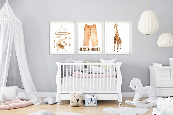 From The Nursery of Giraffe Stationary Set for Boys and Girls