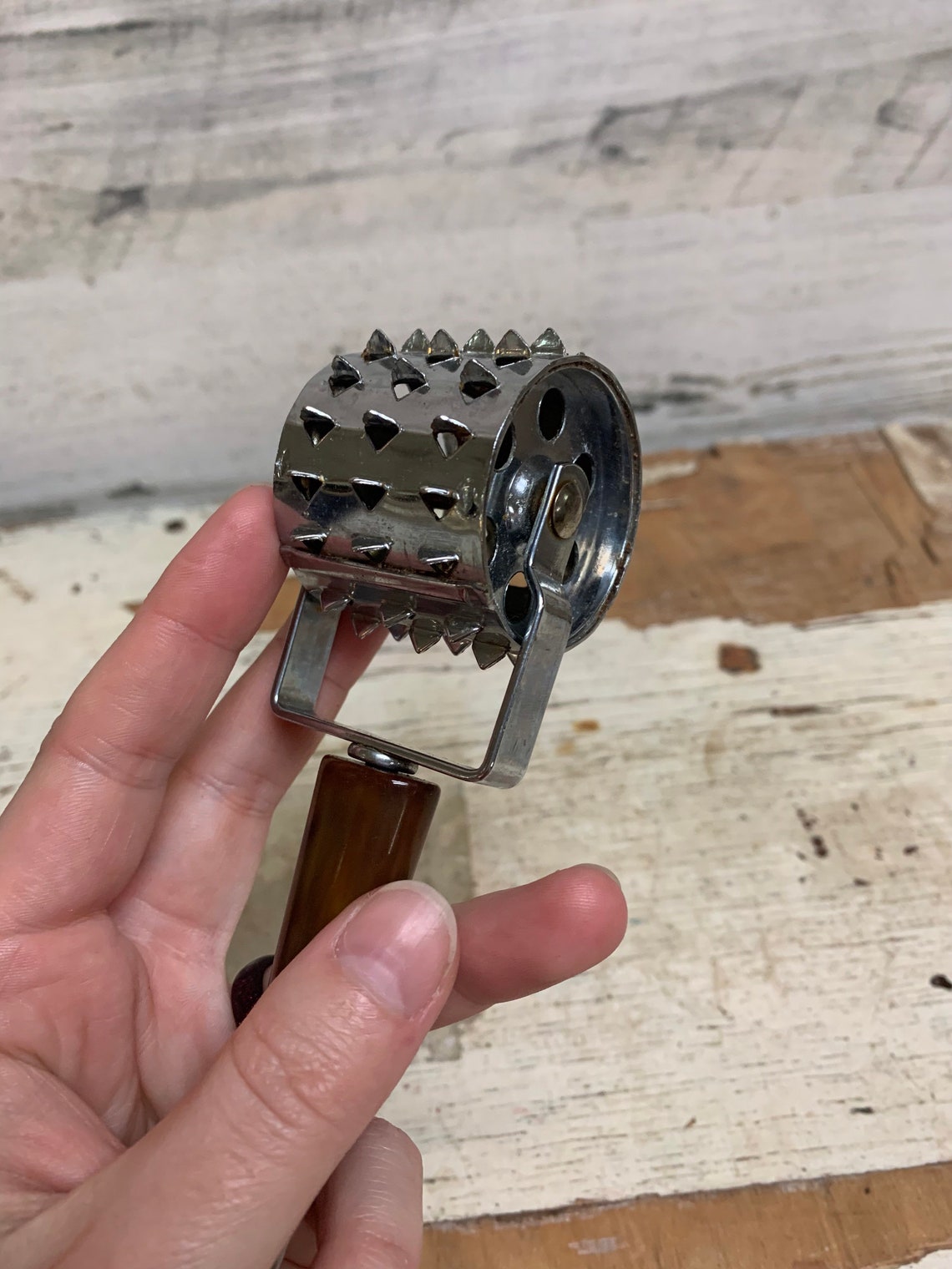 Vintage Meat Tenderizer Rolling Kitchen Utensil Bakelite Etsy