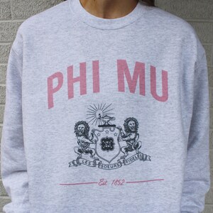 Phi mu corded sweatshirt online