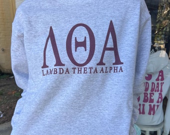 Lambda Theta Alpha Sweatshirt: Classic Greek Sorority Apparel