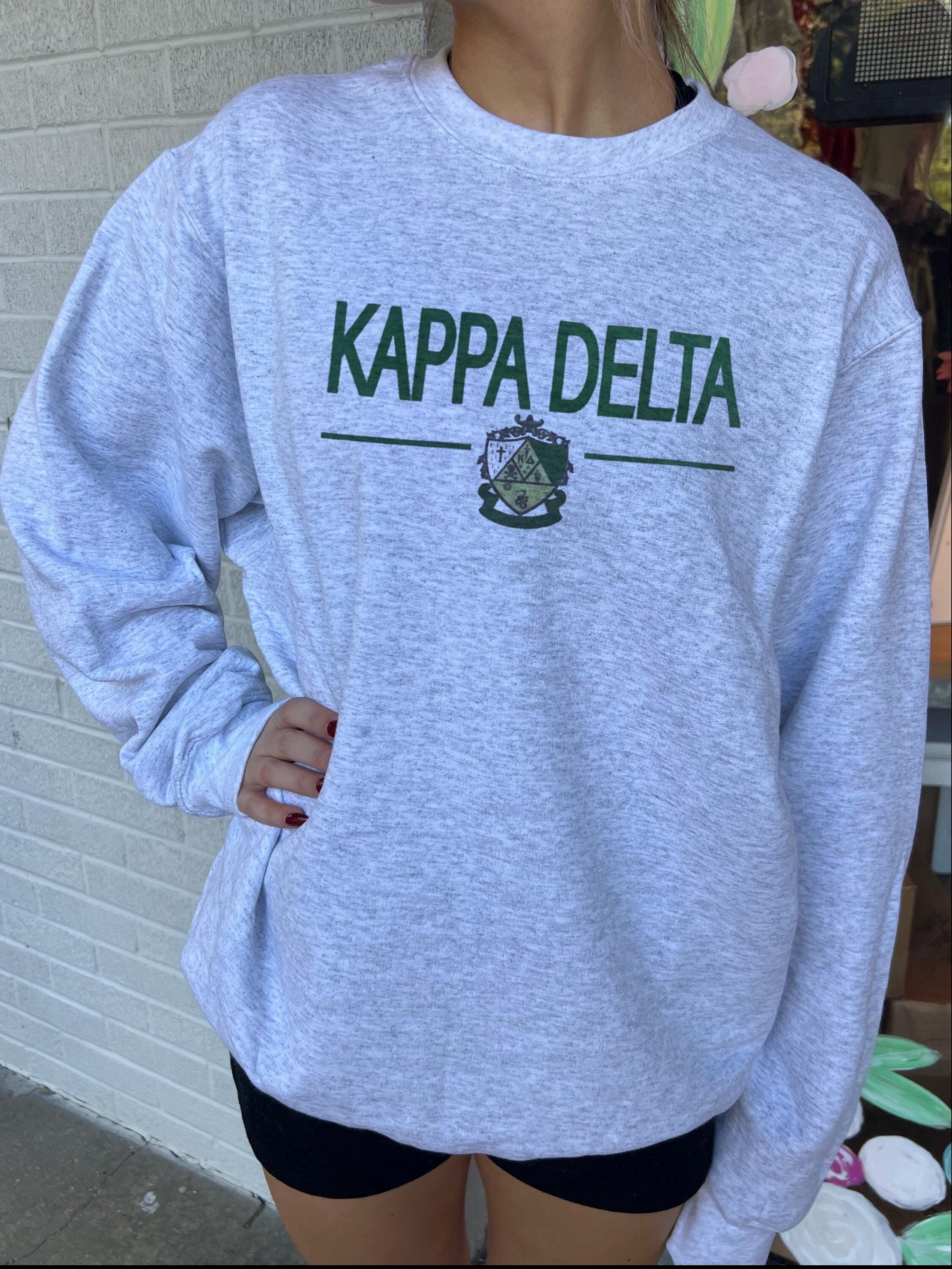 Kappa Delta Classic Crest Sweatshirts and T shirts Sorority Merch and Greek Life Apparel Etsy Australia