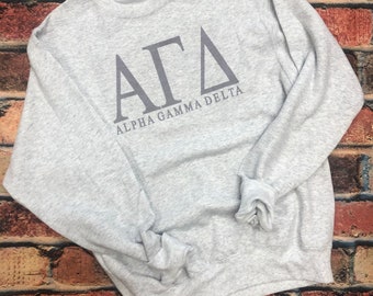 Alpha gamma delta sweatshirt Clearance