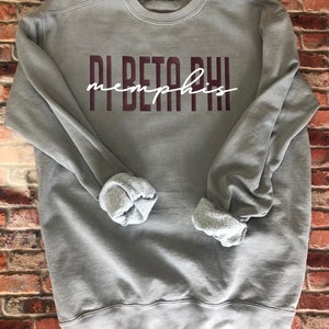 Custom Pi Beta Phi Sweatshirt: Sorority Apparel, Big Little Gift