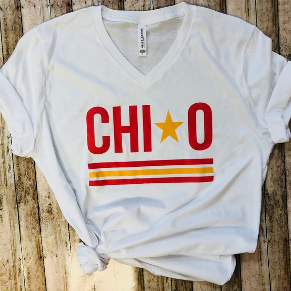 Chi Omega Star and Stripe Tshirts