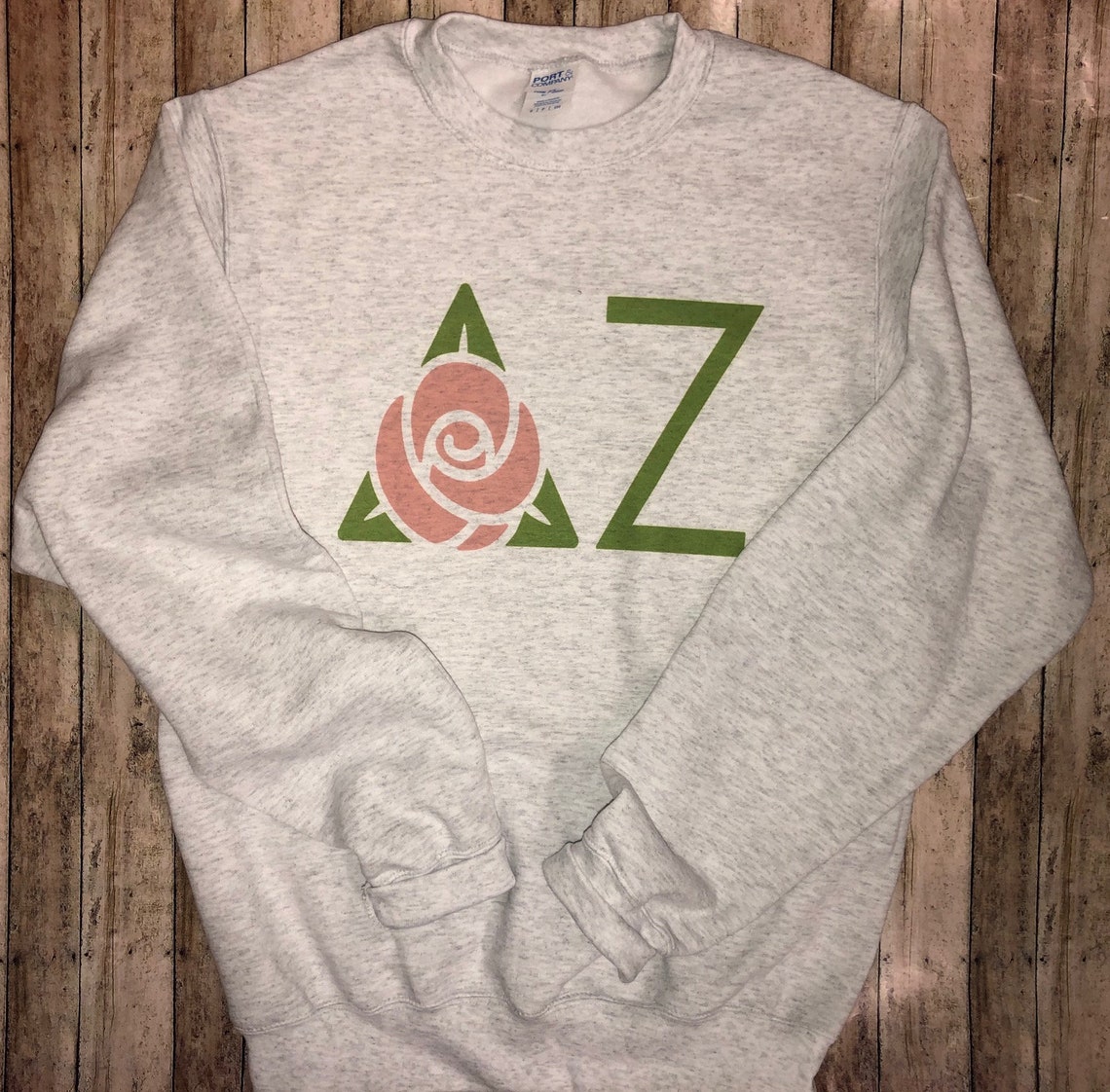 Delta Zeta Rose Symbol Crest Sweatshirts and Tshirts | Etsy