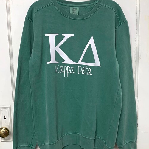 kappa delta comfort colors sweatshirt