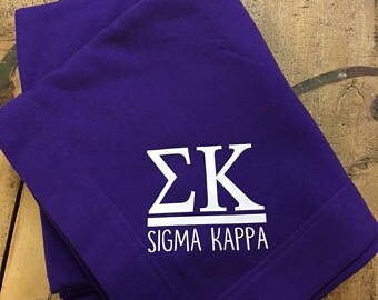Sigma Kappa Blanket - Etsy