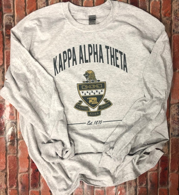Kappa Alpha Theta Crest Sweatshirts and Tshirts - Etsy